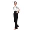 Fashion suit women's long-sleeved shirt summer new quality shirt thin wide-leg pants two-piece set trendy