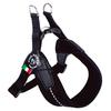 Tre Ponti Fibbia Adjustable Type SOFT MESH Fibbia Soft Mesh Adjustable Cushioned Breathable Harness for Dogs (LTP123) (Size 2.5, Black)