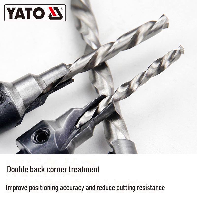 YATO Chamfered Woodworking Twist Drill Bit for Electric & Hand Drills