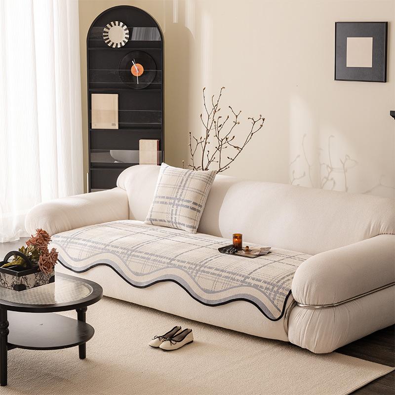 New Light Luxury Sofa Cushion Universal In All Seasons Chenier Non-Slip Leather Seat Cushion Sofa Cover Cover Cover Towel