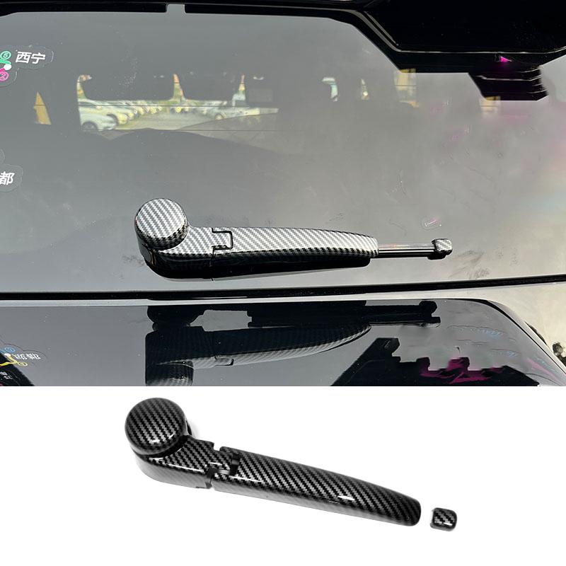 For BYD Equation Leopard Titanium Super 3 2025 2026 ABS Black Rear Trunk Window Windshield Rain Wiper Trim Styling Accessories
