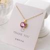 Versatile Luxury Titanium Steel Necklace with a Colorfast Pendant - Simple Niche Design Clavicle Chain for Women.