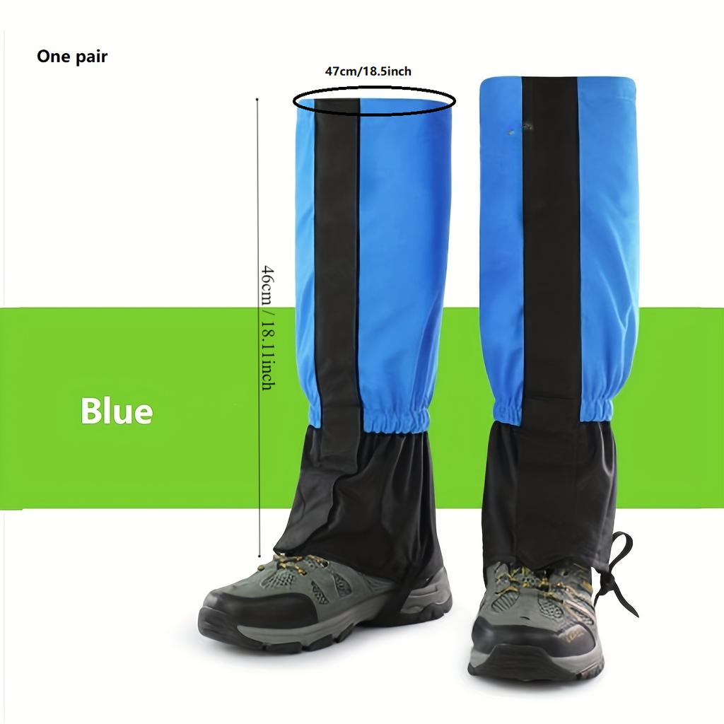 Leg Boot Gaiters Hiking Leg Gaiters Snake Gaiters- Snake Bite Protection for Lower Legs Adjustable Snow Boot Gaiters for Hiking and Snowshoeing