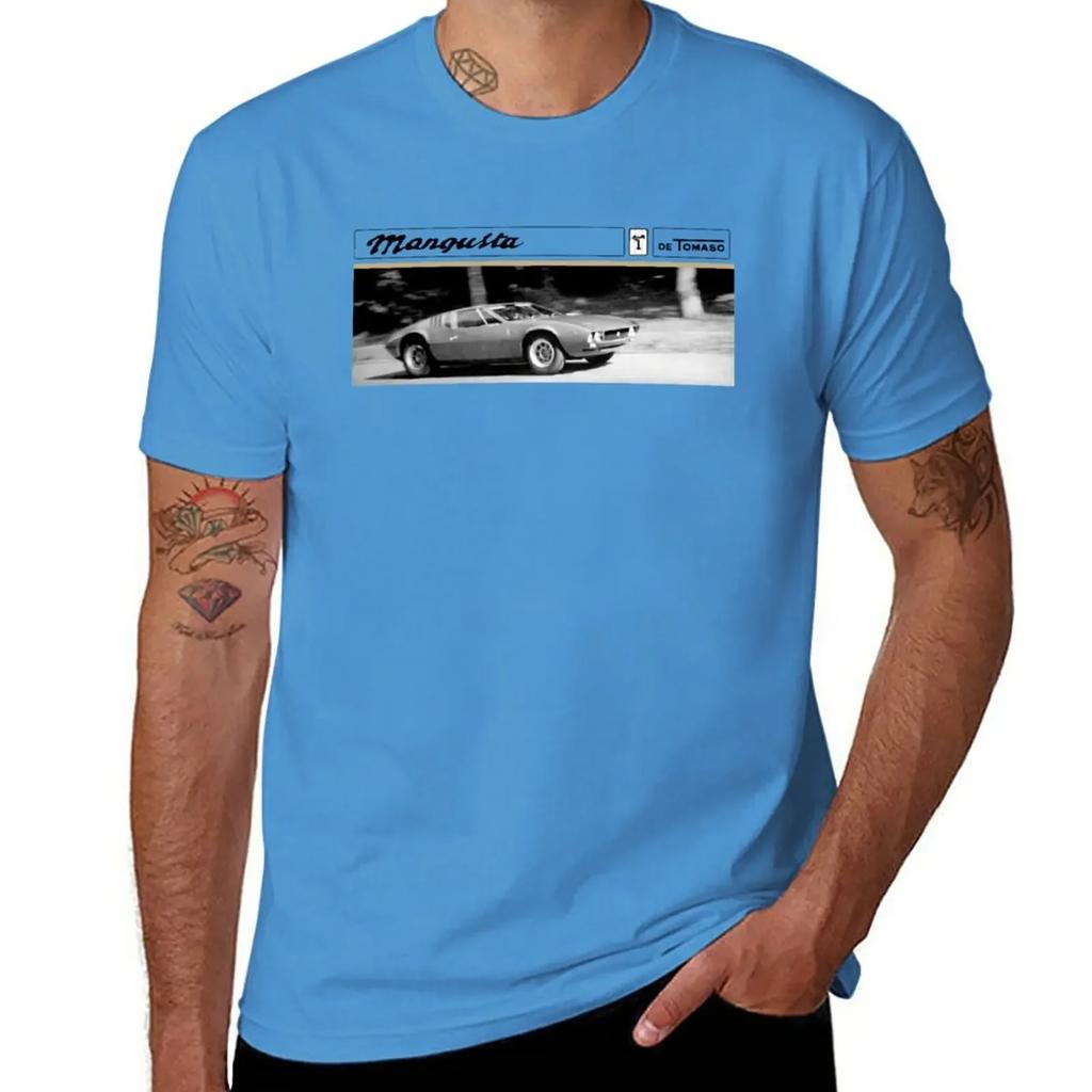 DE TOMASO MANGUSTA T-Shirt schnelltrocknende Tops Sommerkleidung Designer-T-Shirt Herren