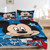3pcs set Mickey Mouse1pc of quilt cover+2pcs of pillowcase, no core, print bedding, All Seasons Bedroom Setting101