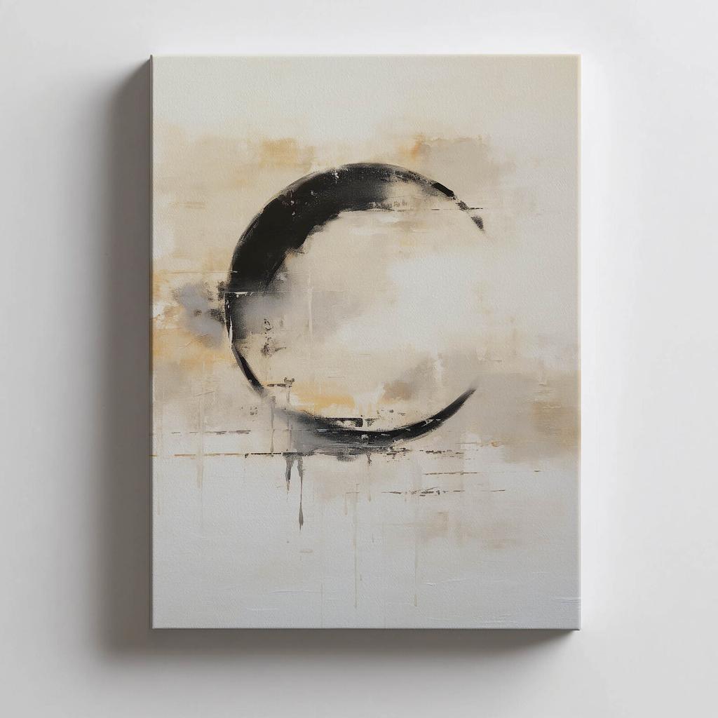 Symphony of the Circle Symphony of the Circle, 30X40 Cm, Gold Aluminum Frame, 230 Gsm Matte Paper