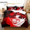 Anime Elfen Lied Bedding Set 3D Duvet Cover Bed Set Quilt Cover Pillowcase Comforter King Queen Size Boys Adult Bedding Set