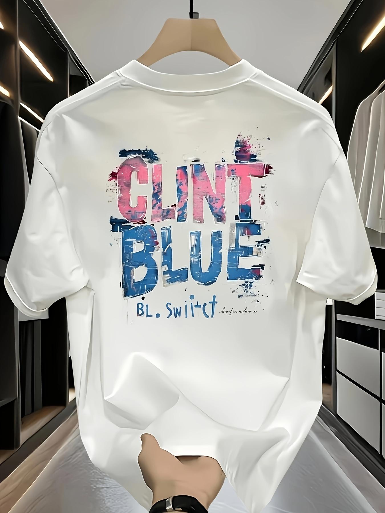 Retro trend casual niche versatile heavyweight cotton shortsleeved Tshirt S