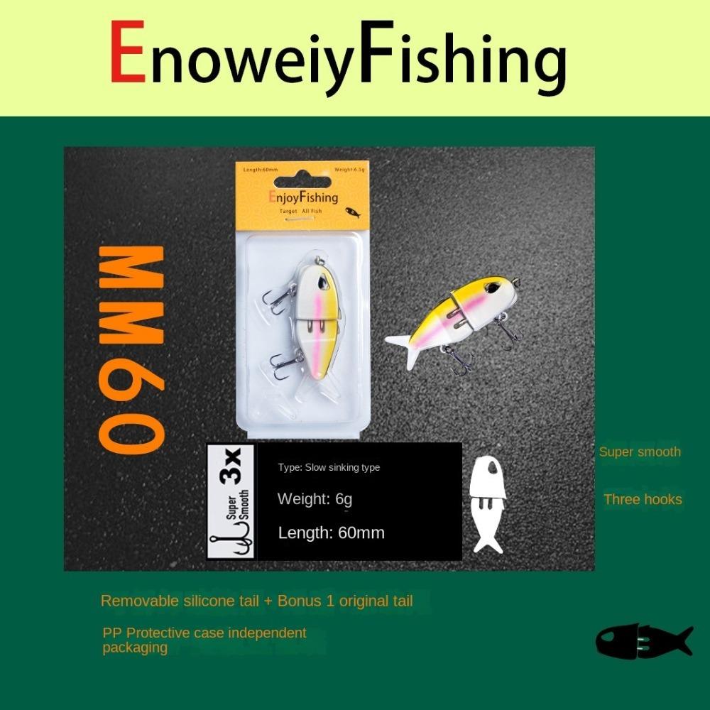 Deep Diving Bionic Bait Bass Crankbaits Plastic Hard Crank Lure 2024 2Segment Fishing Lures