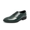 Fashion High Grade Patent Leather Shoes Formal Office Oxfords Elegant Wedding Footwear Business Lace Up Platform Comfortable Men Shoes