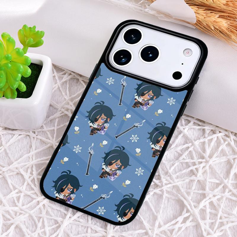 Genshin Impact Kaeya Phone Case for iPhone 17 Air 16 15 11 12 14 13 Pro Max Shockproof Cover