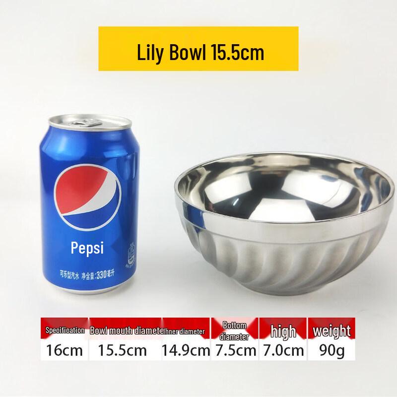 

15.5cm Insulated Stainless Steel Bowls - 20 Pack