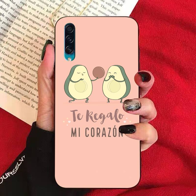 Avocado Aesthetic Phone Case for Samsung A51 01 50 71 21S 70 31 40 30 10 20 S E 11 91 A7 A8 2018