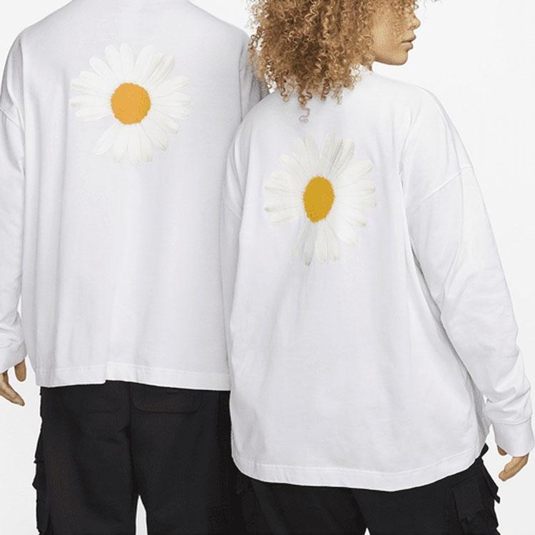 Nike X PEACEMINUSONE G-Dragon Long-Sleeve T-Shirt White Unisex Tops DR0097-100