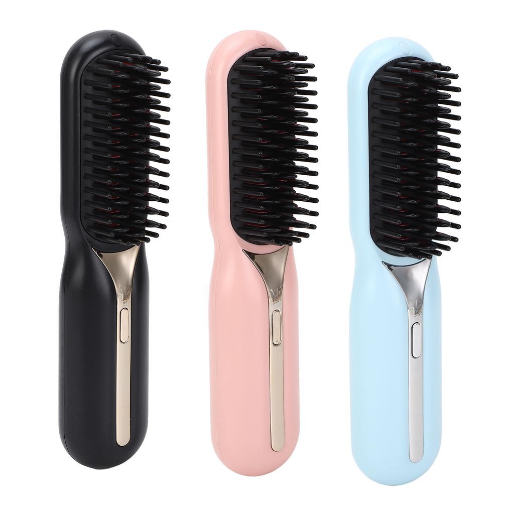 Hair Straightener Brush Negative Ion Curling Straightening Ion Dual Use Electric Hair Styling Comb F
