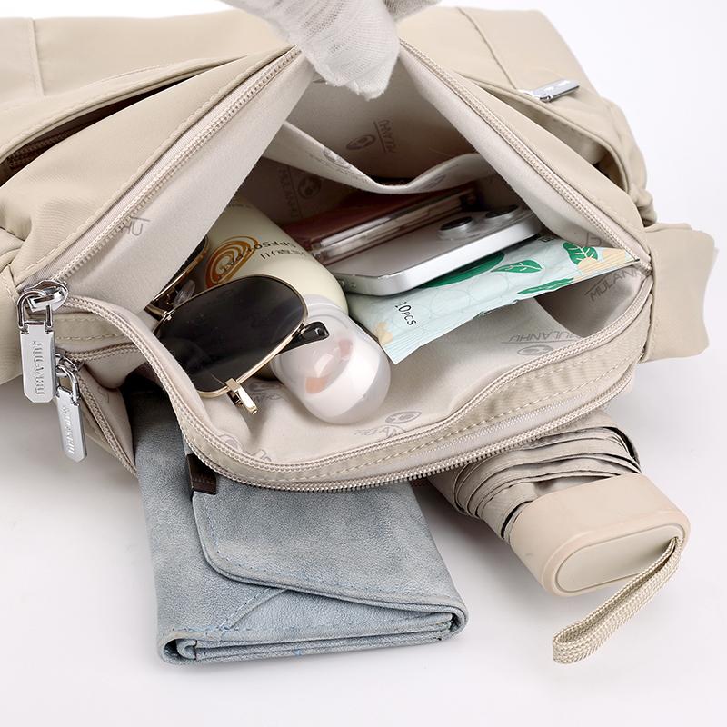 Women's Bag Large-capacity Commuter Bag Multi-layer One-shoulder Sling Dumpling Bag