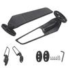 Motorcycle Rearview Mirror Rotating Side Mirrors Aluminum Rearview Mirror Fit for Honda for Kawasaki for Suzuki for Yamaha