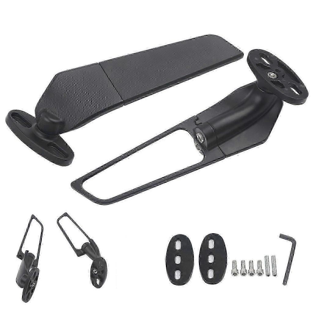 Motorcycle Rearview Mirror Rotating Side Mirrors Aluminum Rearview Mirror Fit for Honda for Kawasaki for Suzuki for Yamaha