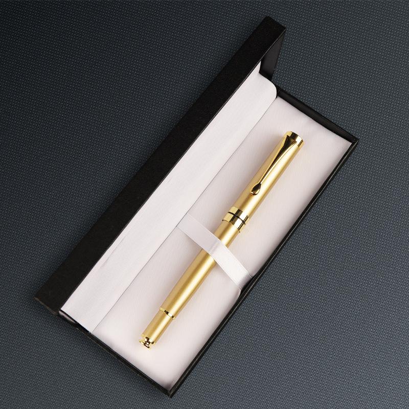 Metal Signature Pen, Five-Color Multi-Choice Business Gift Pen, Grand Opening Celebration Ballpoint Pen Gift Box, Water-Based Pen Set Gift