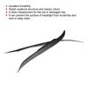 Carbon Fiber Car Headlight Eyebrow Eyelid Cover Trim Fits for Mazda 6 20032013