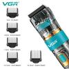 New VGR V-695 Professional Transparent Body Hair Clipper Barber IPX7 Waterproof Hair Cutting Machine Haircut Oil Head Clipper Home Beard Shaver