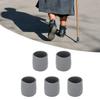 5 Pcs Crutch Tips Thick Rubber Single Angle Cane Foot Cane Walking Stick Crutch Foot Pad