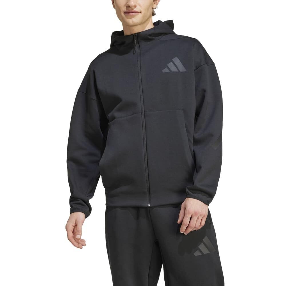 Толстовка Adidas ZNE FZ Черная Размер M Худи, Мужская KTJ50, (JE7538),