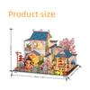 Mini model house set, 3D puzzle, DIY handmade cottage, perfect gift for teenagers and adults for holiday celebrations