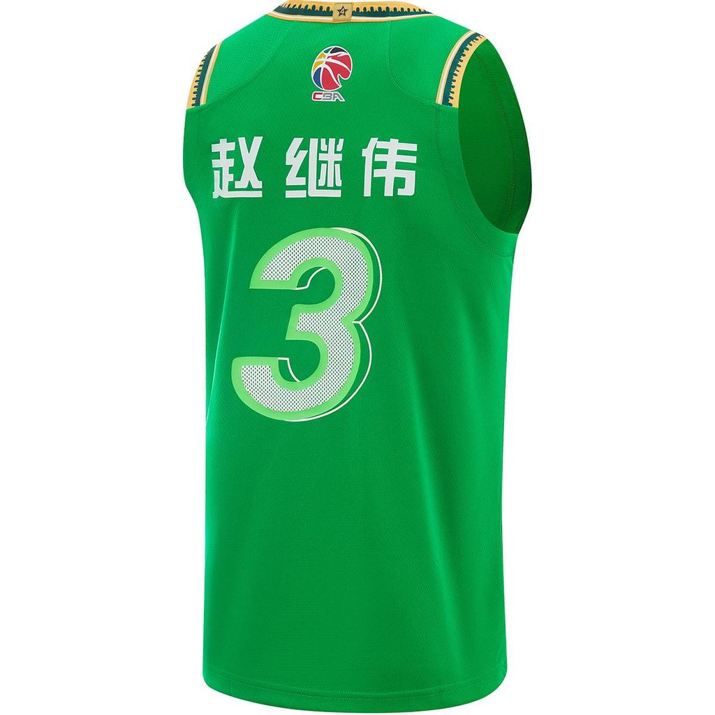 Li Ning CBA Series 24-25 Season Shenyang Liaoning Fan Edition Printed Number Logo Pullover Round Neck Basketball Jersey Zhao Jiwei 3 AAYU913-1