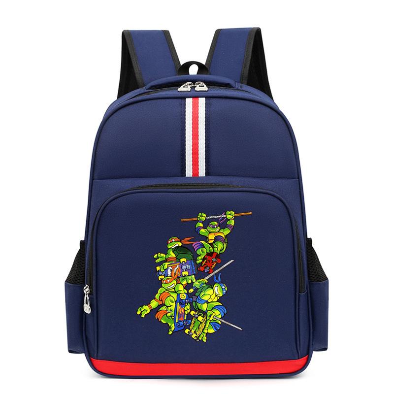 Hot Sale Teenage Mutant Ninja Turtles Cartoon Printed Backpack Elementary and Secondary School Students Outdoor Leisure Large Capacity