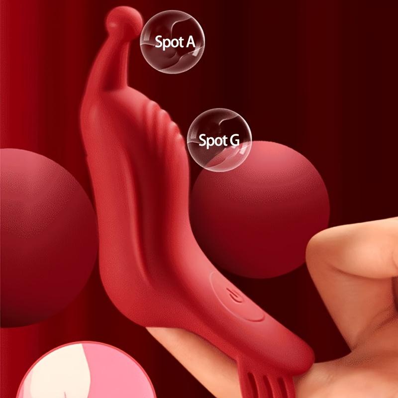 Rechargeable Silicone Finger Vibrator: 10 Vibration Modes, Perfect for G-Spot & Clitoral Stimulation!