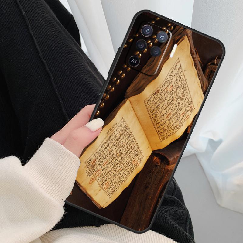 Arabic Quran Islamic Quotes Muslim Case For Oppo A54 A74 A94 A18 A57 A17 A77 A38 A58 A78 A98 A80 A60 A40 A96 A76 A16 A15 A5 Pro