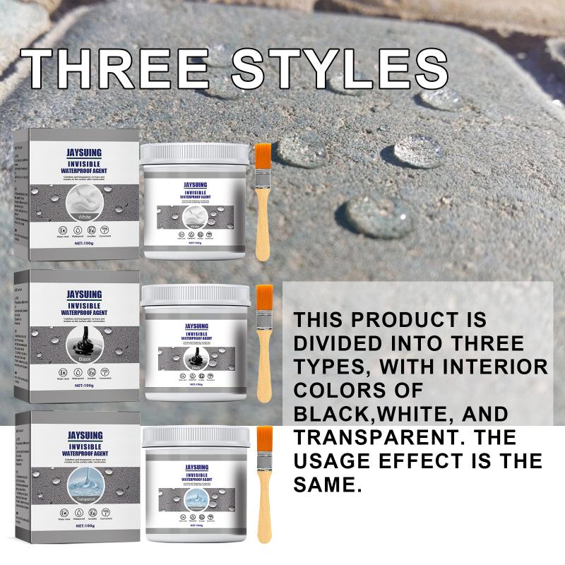 Invisible Waterproof Agent Water-Proof Spray Waterproofing Gel Anti-Leak Glue Strong Adhesive Sealant Patch Paint With Brush 1pcs