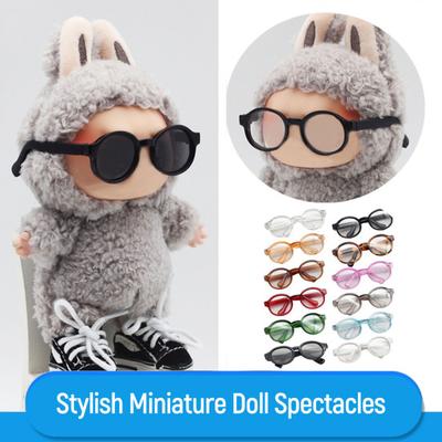 Occhiali da Sole Decorativi per Bambole Occhiali Carini Trasparenti in Plastica PETG per Bambole Accessori Moda per Figure BJD/Anime