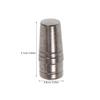 iplusmile 9mm Umbrella Tip Caps for Long Handles and Metal Replacement Umbrella Umbrella Tip Walking Umbrella Repair Silver 2-Piece Poles, Tops, Caps,
