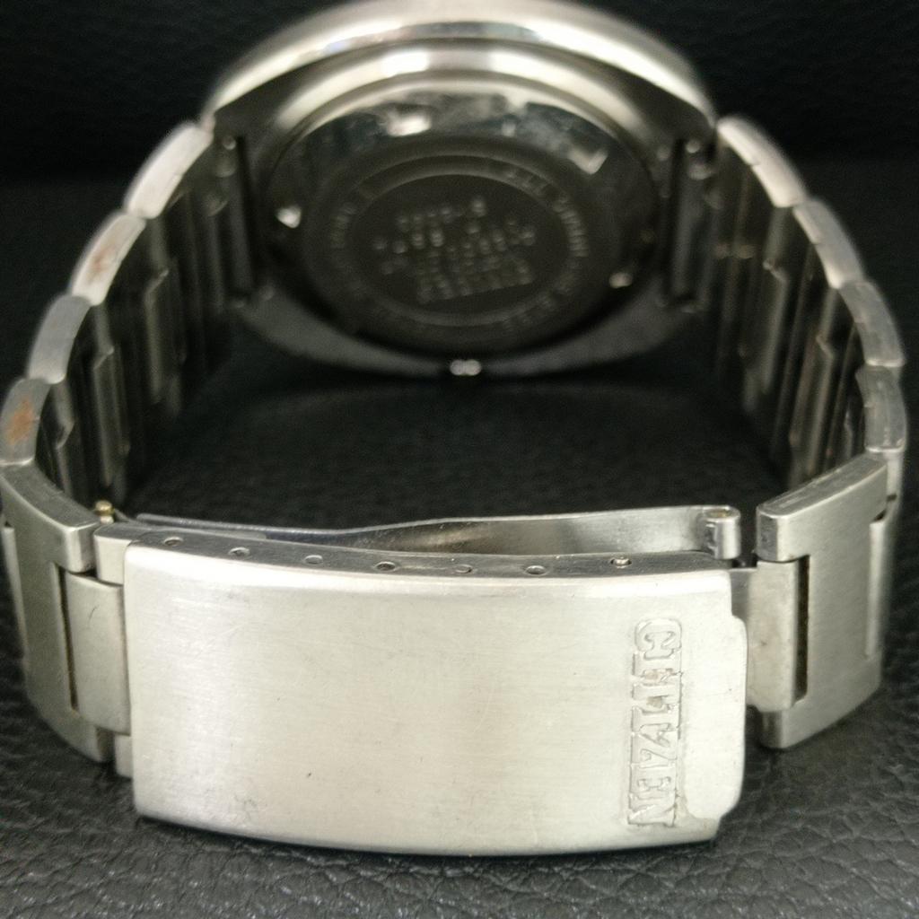 GENUINE VINTAGE CITIZEN AUTOMATIC 8200 JAPAN MENS BLUE DIAL WATCH a709325-1