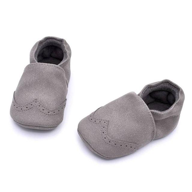 Buty dziecięce Indoor Warm Maluch Buty ze skóry nubukowej Niemowlę Dziewczyna Chłopiec Podeszwa Buty antypoślizgowe First Walker