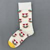 Happy Socks Women's Unisex Combed Cotton Sock Cherry Strawberry