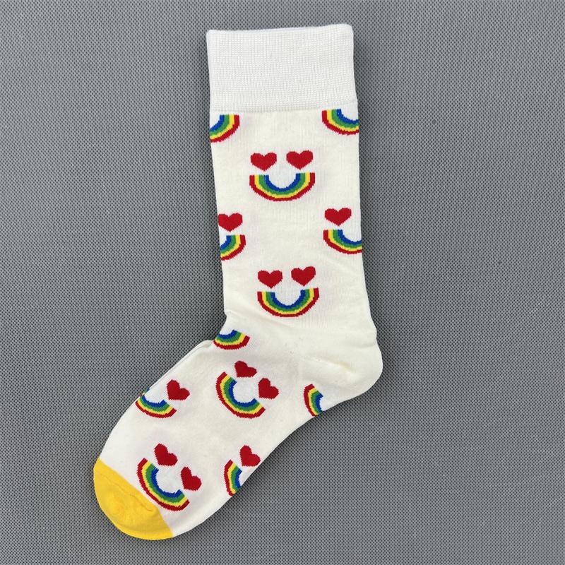 Happy Socks Women's Unisex Combed Cotton Sock Cherry Strawberry