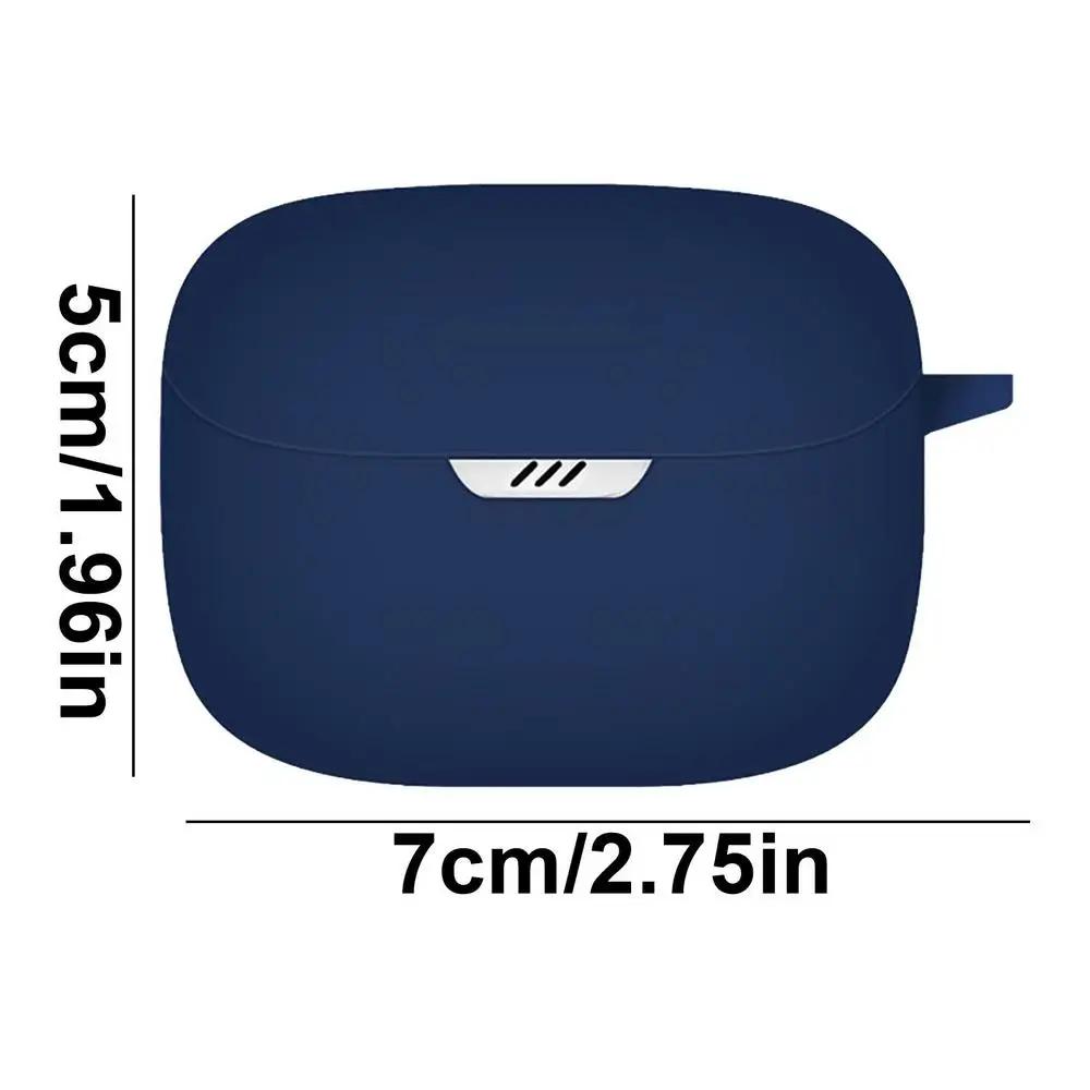 YAYINCC Suitable for JBL TUNE BUDS Glass Bean Earphone Protective Case Silicone Cover Anti Drop and Dust Earphone Case