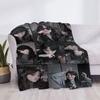 Blanket Jenna Ortega Luxury Cover Plaid Fluffy Soft Blankets  Throws Throw Sofa Knee Microfiber H Anime Child Cute Home