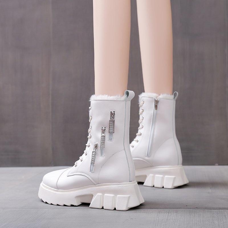 Scarpe da neve donna Beige Peluche Caldo Pelliccia Causal Scarpe Sneakers  Ankle Booties Piattaforma Spesso Sole Lace Up Scarpe Invernali acquista in  modo economico — spedizione gratuita, recensioni reali con foto — Joom