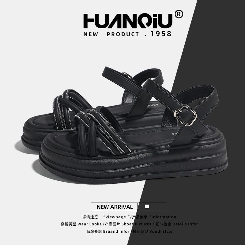 Global skirt sandals women's platform Roman shoes XHQ-GH123 summer new cool slippers outer women's shoes