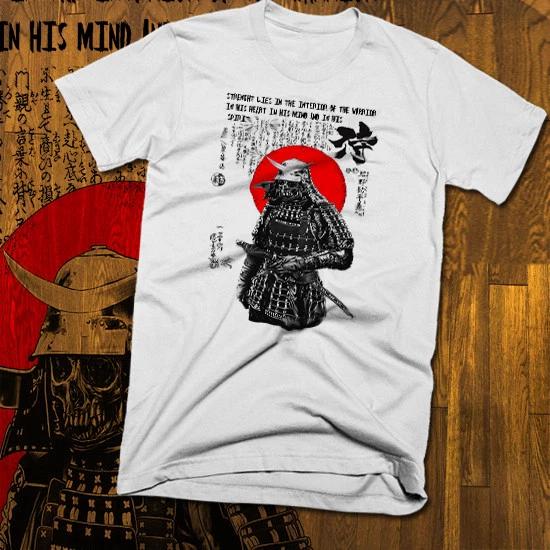 

Samurai T-shirt, Ronin Japanese Bushido Code Kanji Retro All sizes, soft cotton 2XL