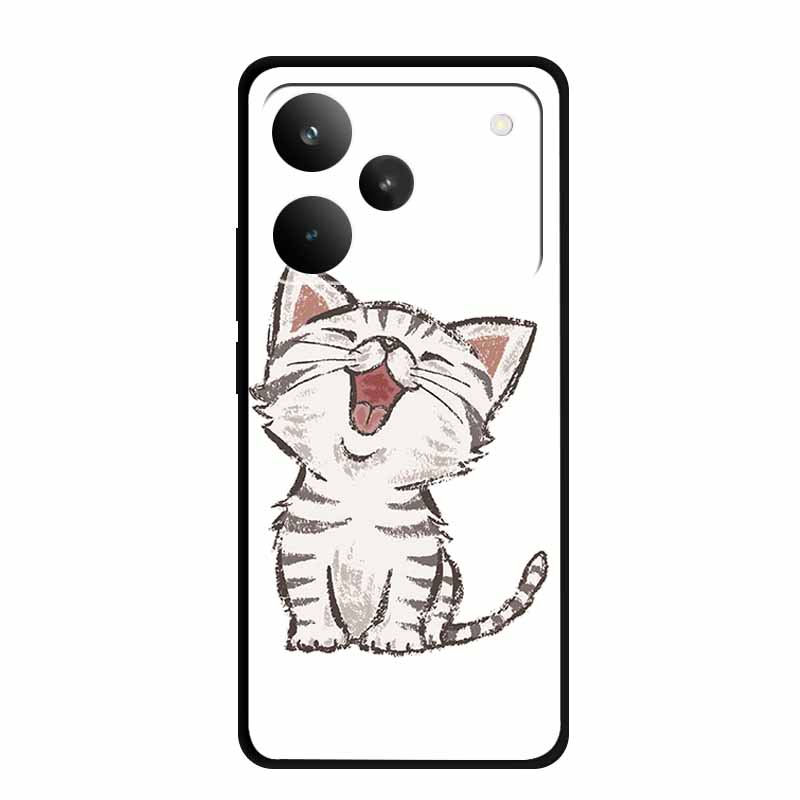 Für Realme P4 Pro 5G Hülle P4Pro Weiche TPU Silikon Rückabdeckung Für Realme P4 Pro Tiere 6,8" Bemalter Wolf Löwe Hülle Schale Tasche