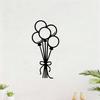 Metal Wall Art Balloon Bouquet Sculpture Rustproof Iron Decor Gift Birthday Party Living Room Garden