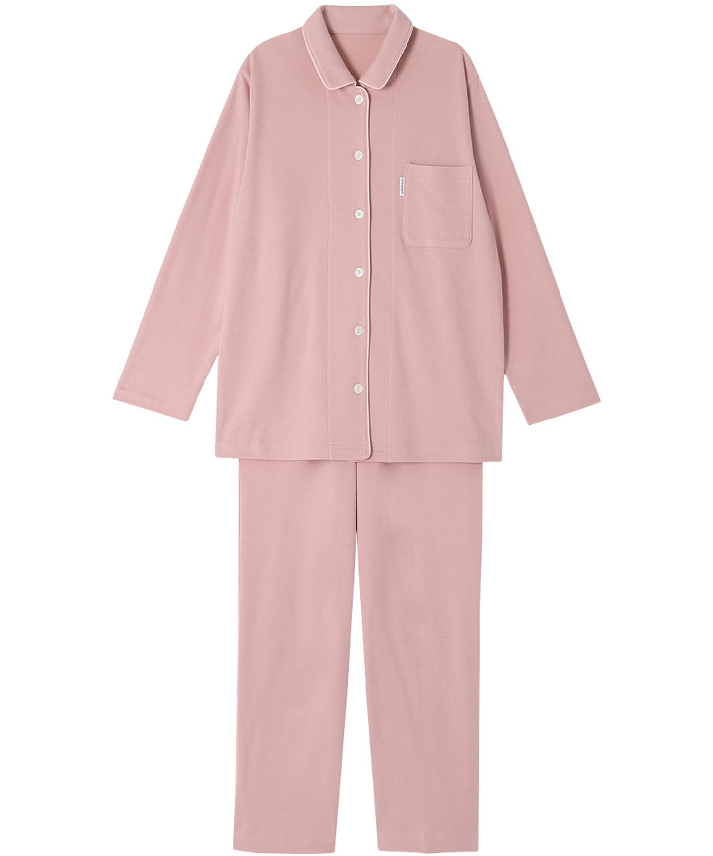 

Wacoal Relax Sleep Sleep Science Пижама с длинными рукавами и из хлопка спереди YDW446 PI & Пижама, Брюки, 100% (Основной корпус), Мужской (YGW447), Открытие, YDW446,