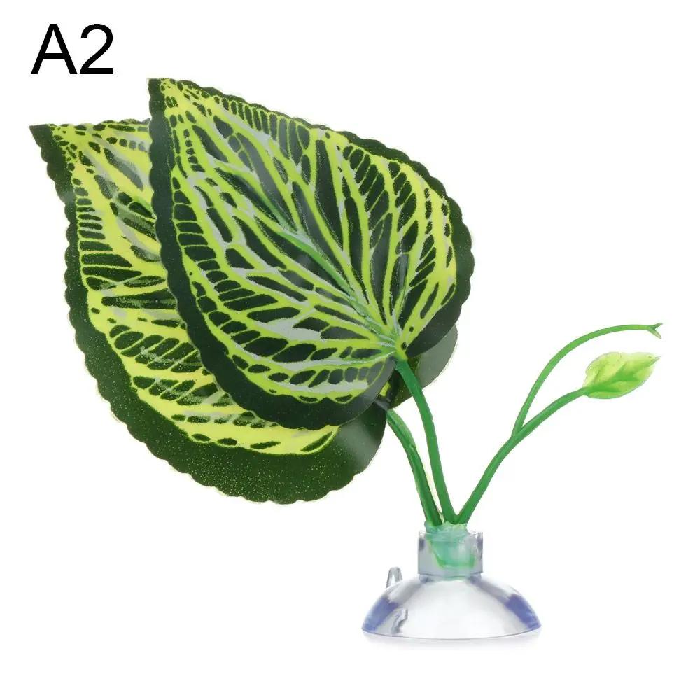 Decoration Hammock Fish Tank Betta Leaf Simulation Fish tank Plants Aquatic Plants