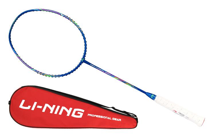 Li Ning HC1200 Full Carbon Badminton Rackets Control Type All around Defense Entry level 675MM Blue AYPR018-1
