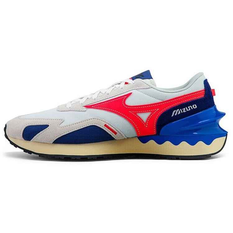 Mizuno LG 70s Retro Trend Comfortable Fabric Synthetic Leather Non-Slip Wear-Resistant Breathable Low-Top Casual Running Shoes D1GH213001